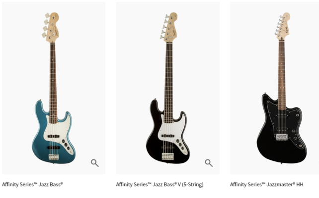 Squier Affinity Series - đàn guitar điện cho người mới học